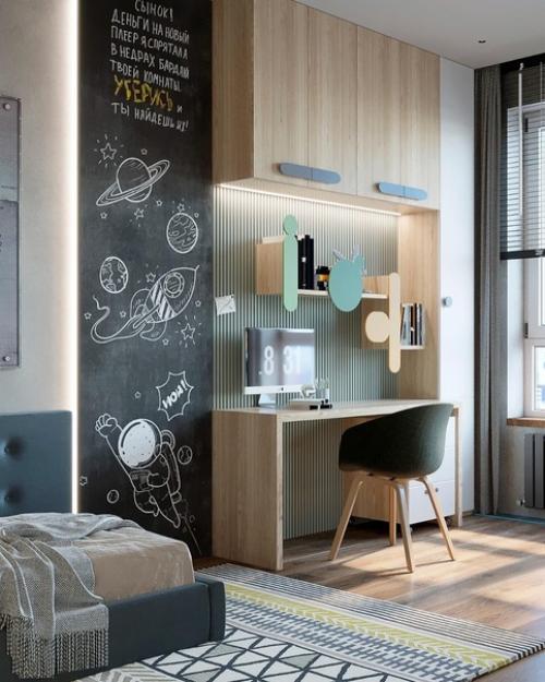 Стильная детская комната на вырост. 04