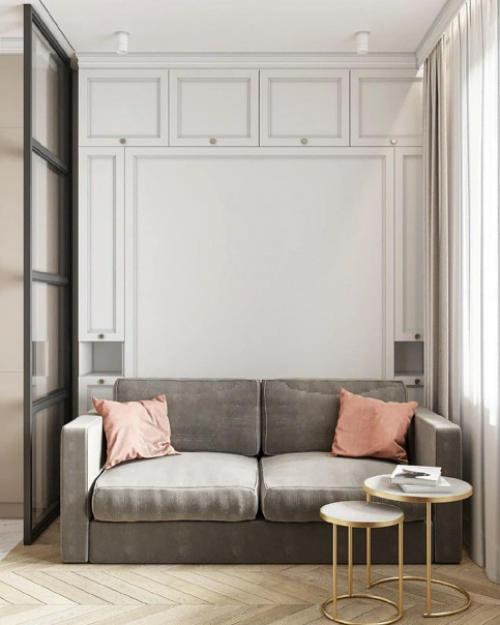 Дизайн - проект квартиры - студии, площадью 28 кв. 01