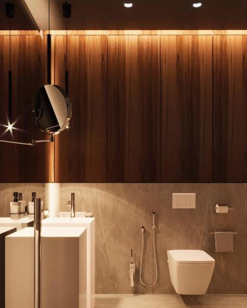 Ванная комната из проекта дизайнера Dubrovskaya_Designer. 02