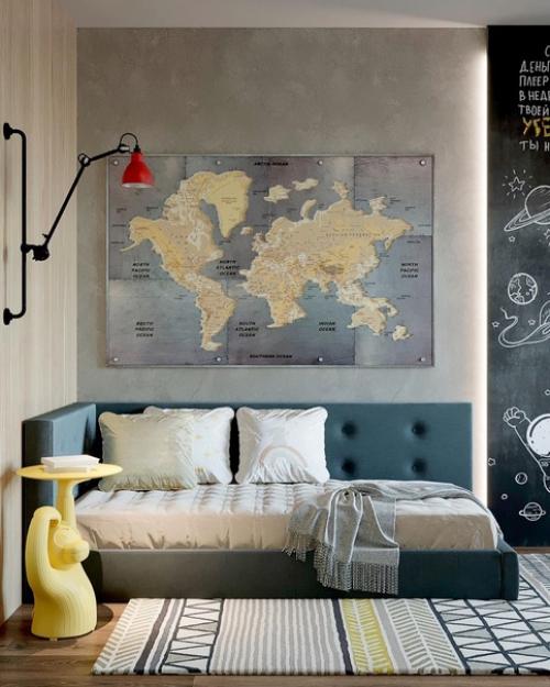 Стильная детская комната на вырост. 03