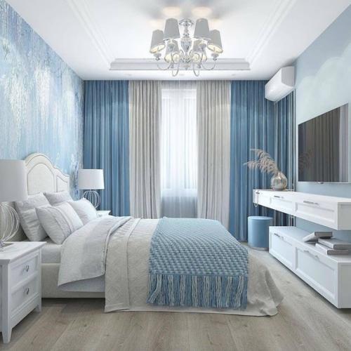 Шикарный дизайн - проект квартиры в холодных оттенках. 06