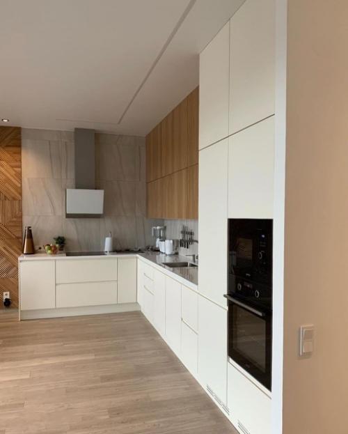 Очаровательная скандинавская кухонька после монтажа. 06