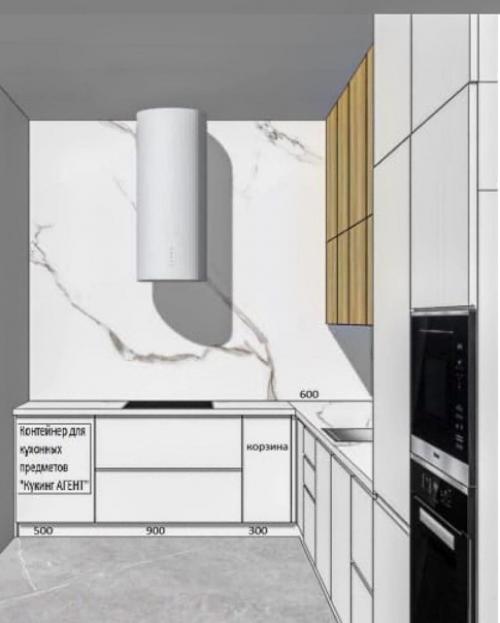 Очаровательная скандинавская кухонька после монтажа. 07