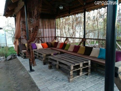 Обустройство беседки своими руками. 01