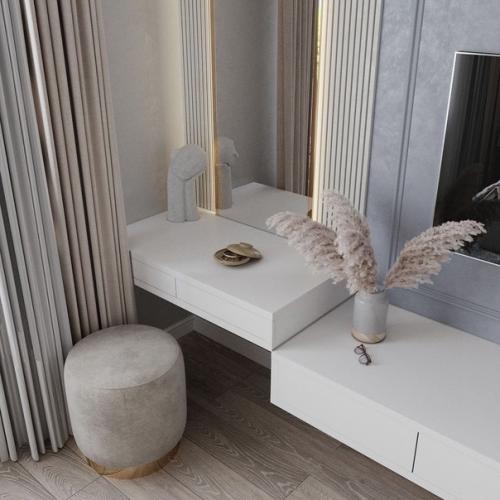 Шикарный дизайн - проект однушки в стиле современная классика. 09