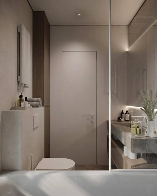 Интерьер квартиры в светлых тонах. 09