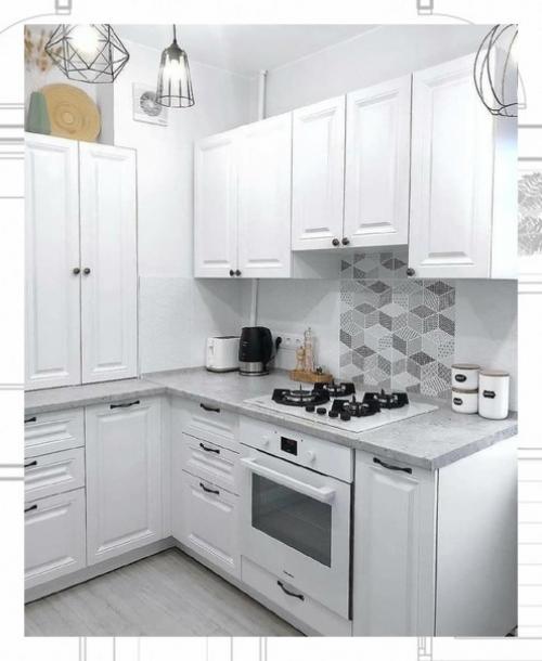 Вариант кухни до и после преображения. 03