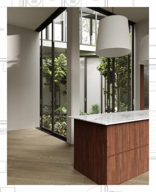 Смешивая различные элементы чистых стилей, дизайнеры в результате получают то, что все называют современным стилем. 01