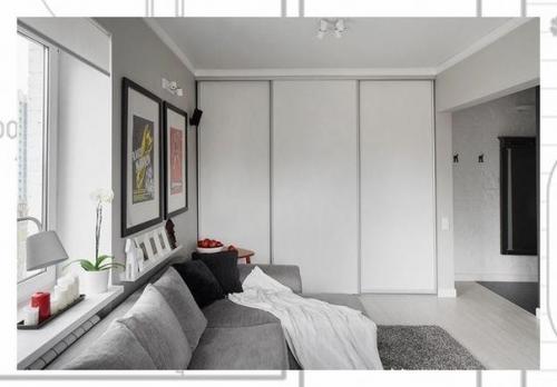 Замечательный дизайн - проект маленькой квартиры в хрущёвке. 01