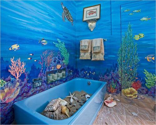 Отделка ванной пластиковыми панелями. 03