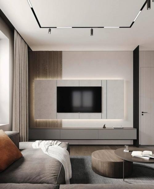 Идеальное сочетание функциональности и стиля - дизайн кухни гостиной в современном стиле. 07