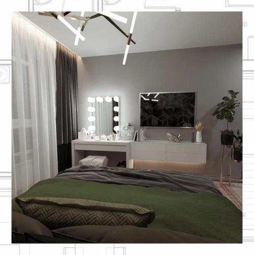 Данное сочетание цветов настолько универсально, что использовать его можно в интерьере любой комнаты без опасения сделать его Слишком. 07