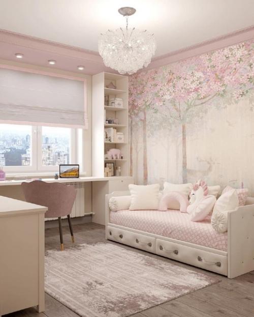 Интерьер 2-х комнатнои квартиры в нежных пастельных оттенках. 06