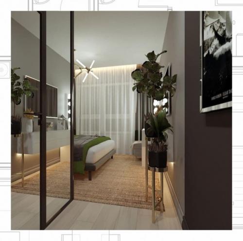 Данное сочетание цветов настолько универсально, что использовать его можно в интерьере любой комнаты без опасения сделать его Слишком. 01