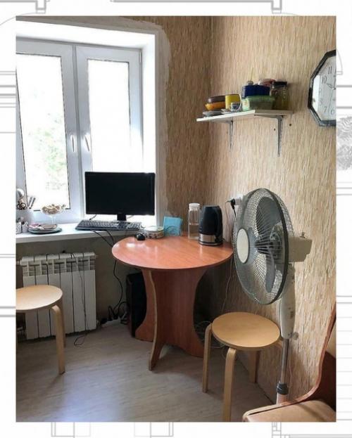 Вариант кухни до и после преображения. 02