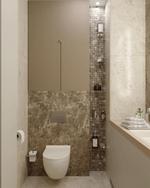 Дизайн - проект двухкомнатной квартиры с оттенками нежной сакуры. 08