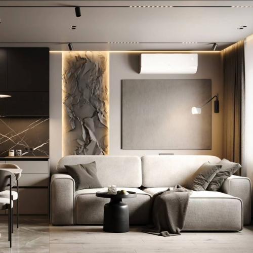 Прогулка по стильной современной квартире, площадью 65 кв. 02