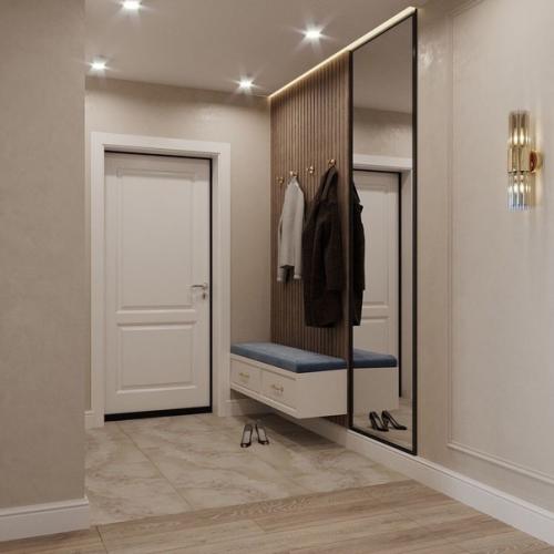 Шикарный дизайн - проект однушки в стиле современная классика. 06