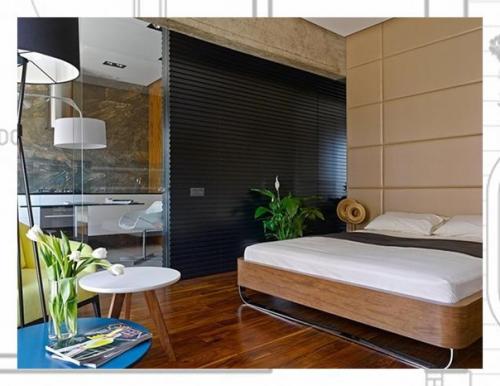 Дизайнер макс Касымов оформил интерьер маленькой квартиры в Москве. 01