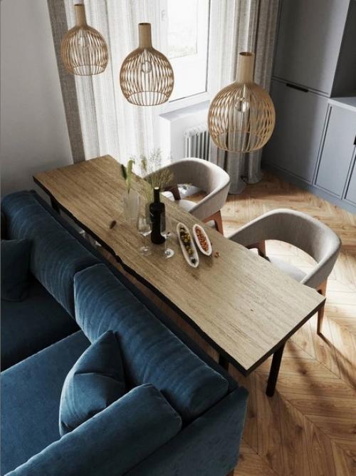 Стильный интерьер квартиры, площадью 33 кв. 04