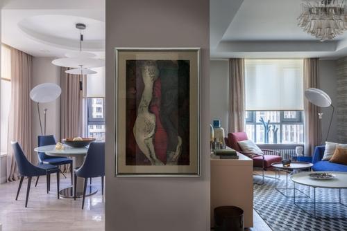 Интерьер гостиной комнаты. 01