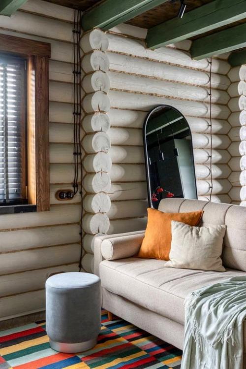 Красивый гостевой домик из бруса площадью 50 кв. 04 Красивый гостевой домик из бруса площадью 50 кв. 04