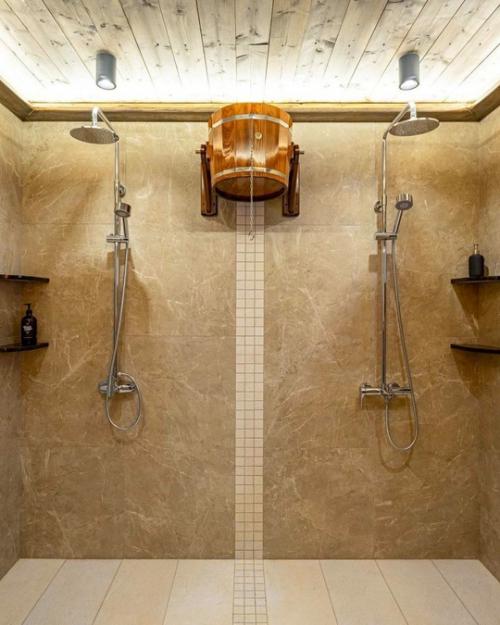 Красивый гостевой домик из бруса площадью 50 кв. 07 Красивый гостевой домик из бруса площадью 50 кв. 07