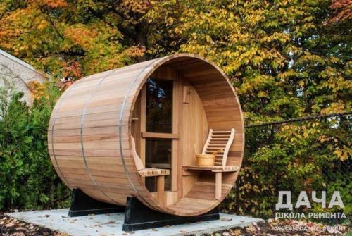 Баня - бочка своими руками. 02