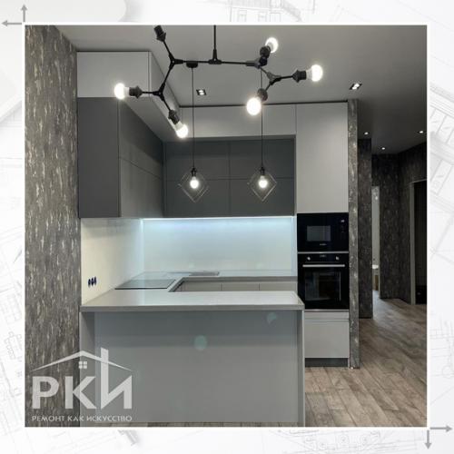 Идеальный вариант для кухни гостиной. 03