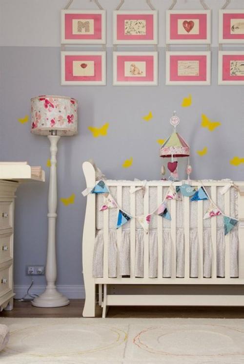 Детская комната для новорожденной девочки. 06