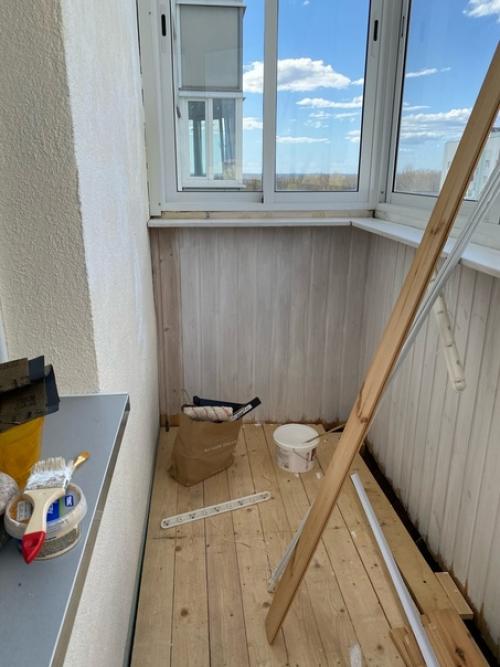 Ремонт на лоджии своими руками во время карантина. 01