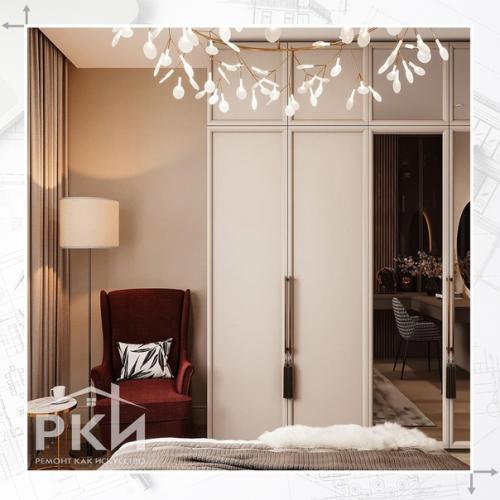 Глубокие шоколадные оттенки, мягкие текстуры и уютное освещение поможет как следует отдохнуть после рабочего дня. 06