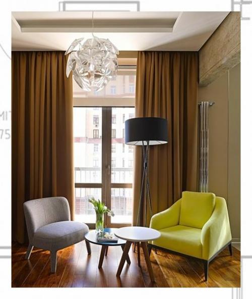 Дизайнер макс Касымов оформил интерьер маленькой квартиры в Москве. 05