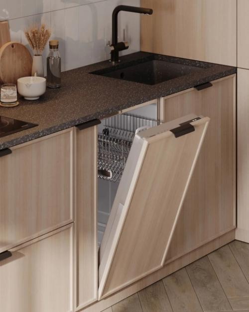 Светлый и Уютный Дизайн Кухни - Гостиной в Санкт-петербурге. 03