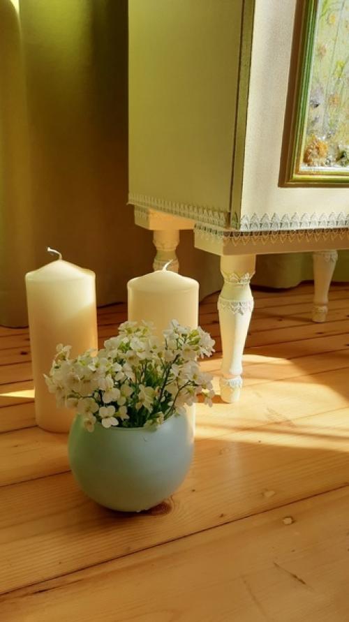 Приветствую!  Делюсь своей свежей работой, в цвете нежной весны) и милыми пчелками для хорошего настроения. 03