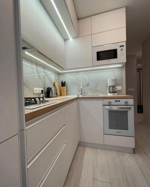 Делимся фото небольшой кухни после ремонта. 04