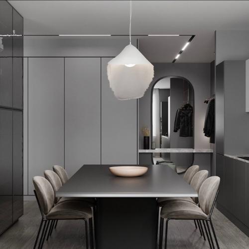 Стильный дизайн - проект строгой кухни. 05