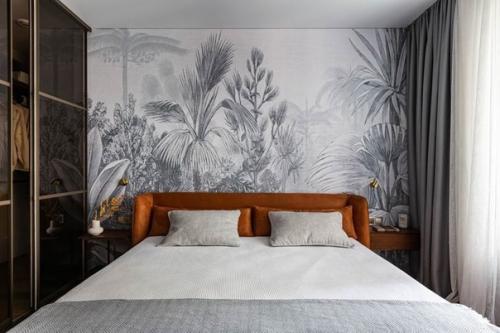 Интерьер, созвучен с видом из окна и перекликается с экстерьером дома, фасады которого отделаны архитектурным бетоном. 05