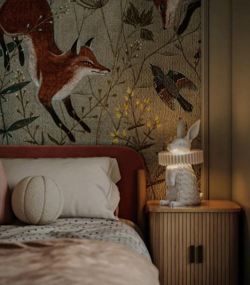 Проект детской для девочки в английском стиле. 06