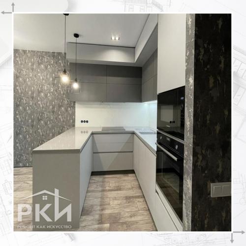 Идеальный вариант для кухни гостиной. 02