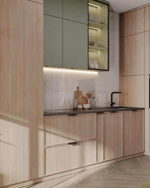 Светлый и Уютный Дизайн Кухни - Гостиной в Санкт-петербурге. 02