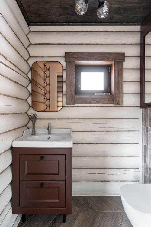 Красивый гостевой домик из бруса площадью 50 кв. 05 Красивый гостевой домик из бруса площадью 50 кв. 05