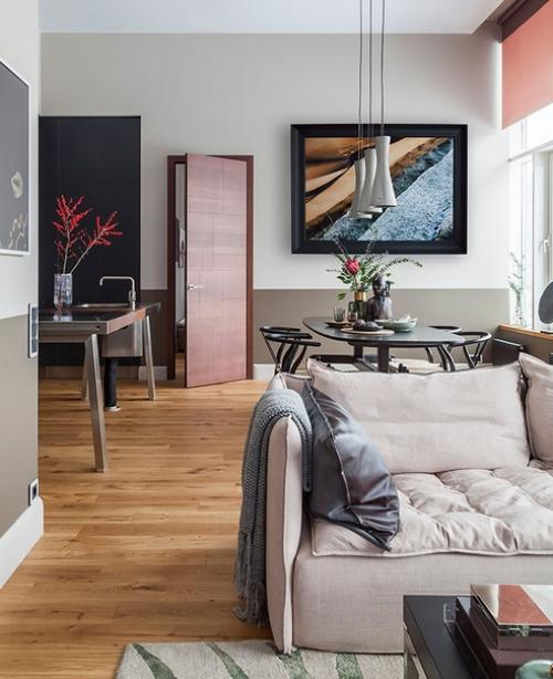 Очень стильная и оригинальная квартира. 01