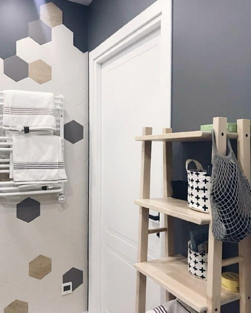 Ванная комната в старом фонде после капитального ремонта. 05