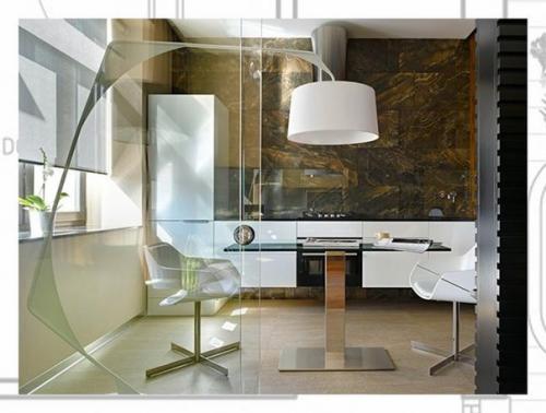 Дизайнер макс Касымов оформил интерьер маленькой квартиры в Москве. 06