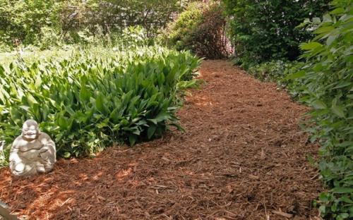 Чем можно оформить дорожки на дачном участке? 02