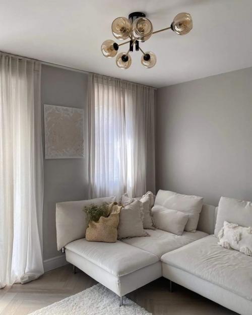 Небольшая кухня и гостиная в современном европейском стиле. 04