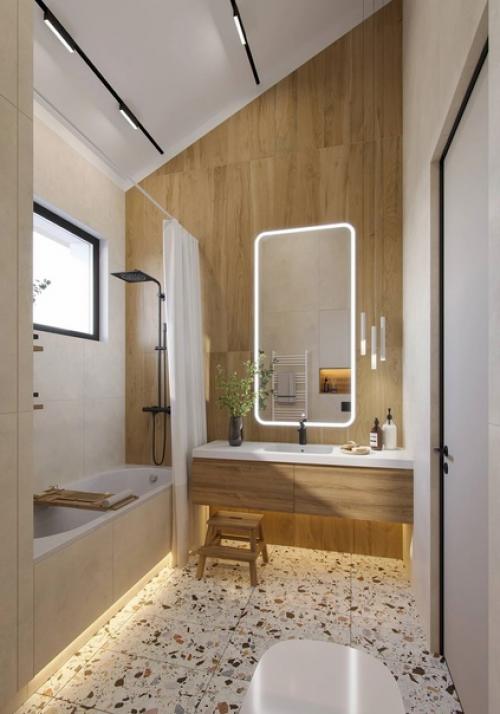 Визуализация стильного дизайн - проекта дома. 05