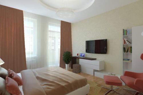 Проект двухкомнатной квартиры 57 кв. 05