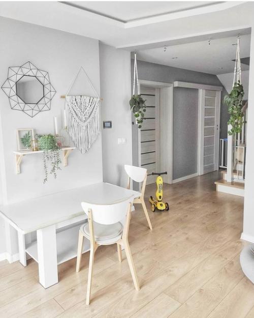 Замечательный скандинавский интерьер загородного дома. 04